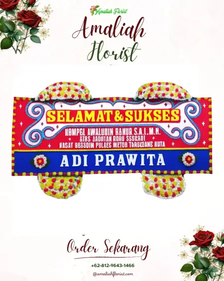 Papan Bunga Ucapan Selamat Pasar Banggi