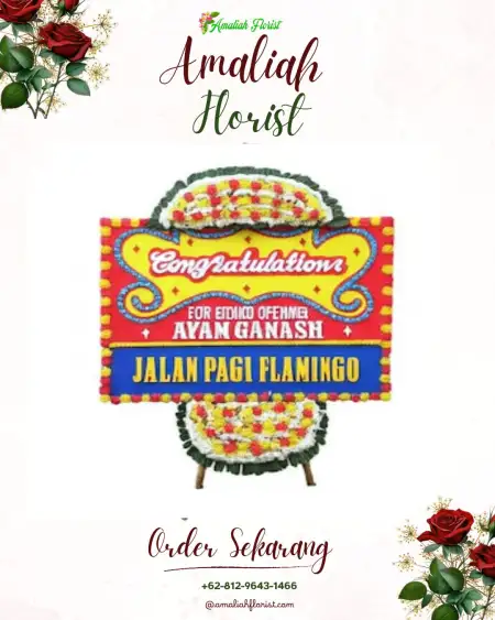 Sewa Papan Bunga Pasar Banggi